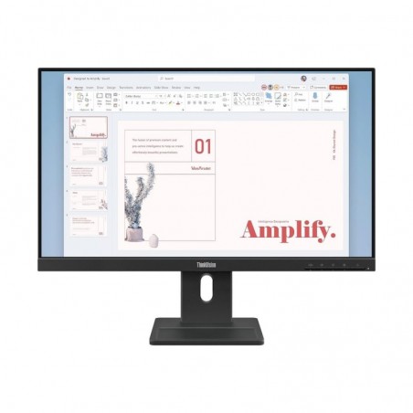 LENOVO ThinkVision E24-40 23.8inch 1920x1080 IPS 100Hz Speakers 2x2W Epeat Gold TCO10 LENOVO ThinkVision E24-40 23.8inch 1920x1080 IPS 100Hz Speakers 2x2W Epeat Gold TCO10
