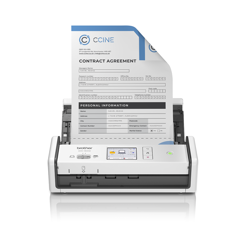 Brother ADS-1800W Portable Scanner Duplex Wi-Fi - Skaner - Drukarki.pl