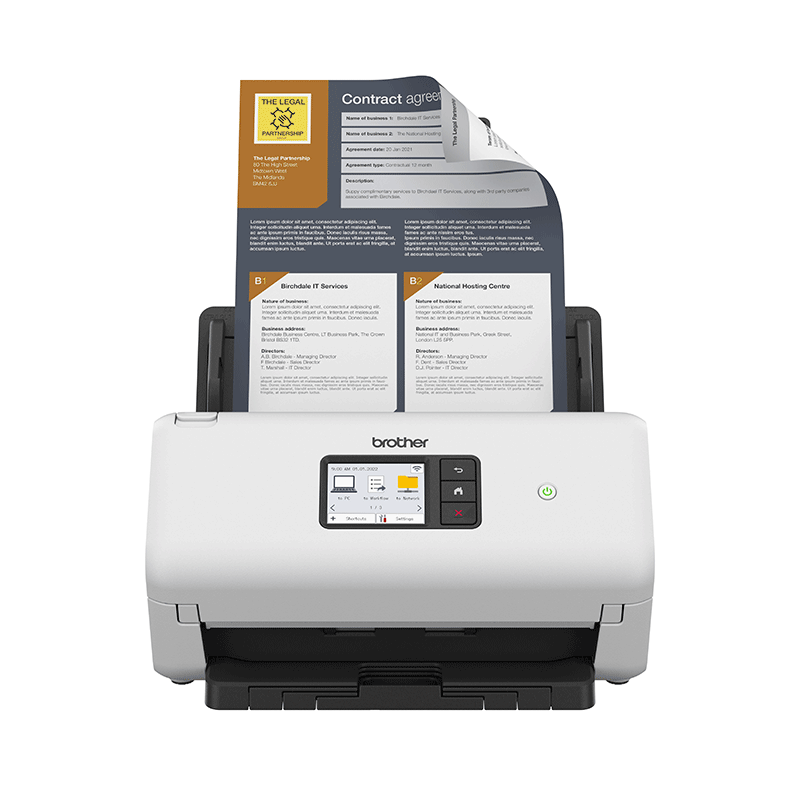 Brother ADS-4500W Scanner 35ppm Duplex A4 Wi-Fi - Skaner - Drukarki.pl