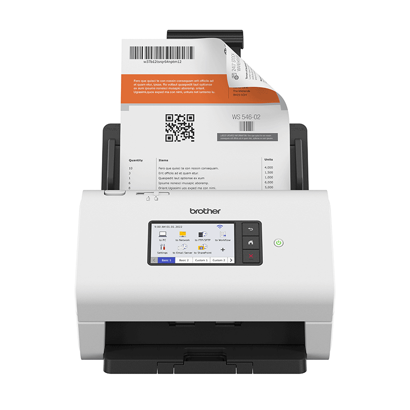 Brother ADS-4900W Scanner 60ppm Duplex A4 Wi-Fi - Skaner - Drukarki.pl