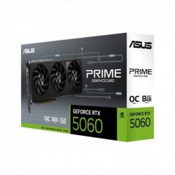 Karta graficzna GeForce RTX 5060 PRIME OC 8GB GDRR7 128BIT HDMI/3DP Karta graficzna GeForce RTX 5060 PRIME OC 8GB GDRR7 128BIT HDMI/3DP