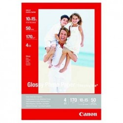Canon Photo paper glossy, GP-501, foto papier, połysk, 0775B005, biały, 10x15cm, 4x6", 210 g/m2, 10 szt., atrament