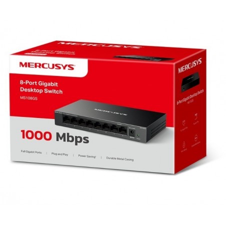 Przełącznik 8-Port Gigabit Desktop Switch PORT: 8× Gigabit Ports Przełącznik 8-Port Gigabit Desktop Switch PORT: 8× Gigabit Ports