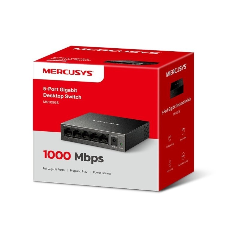 Przełącznik 5-Port Gigabit Desktop Switch        PORT: 5× Gigabit Ports