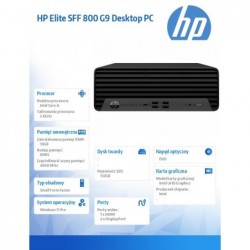 Komputer biurkowy Elite SFF 800 G9 i5-14500 512GB/16GB/W11P A55MPET Komputer biurkowy Elite SFF 800 G9 i5-14500 512GB/16GB/W11P A55MPET