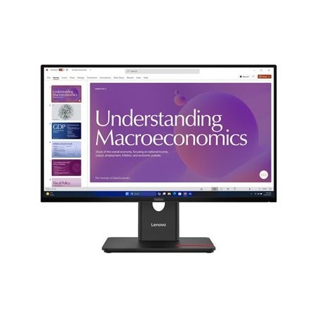 LENOVO ThinkVision T24D-40 23.8inch 1920x1080 IPS 120Hz USB-C docking 96W Daisy Chain Speakers 2x2W Epeat Gold TCO10 LENOVO ThinkVision T24D-40 23.8inch 1920x1080 IPS 120Hz USB-C docking 96W Daisy Chain Speakers 2x2W Epeat Gold TCO10