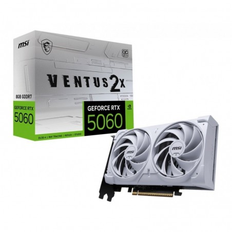 Karta graficzna GeFroce RTX 5060 8G VENTUS 2X OC WHITE Karta graficzna GeFroce RTX 5060 8G VENTUS 2X OC WHITE