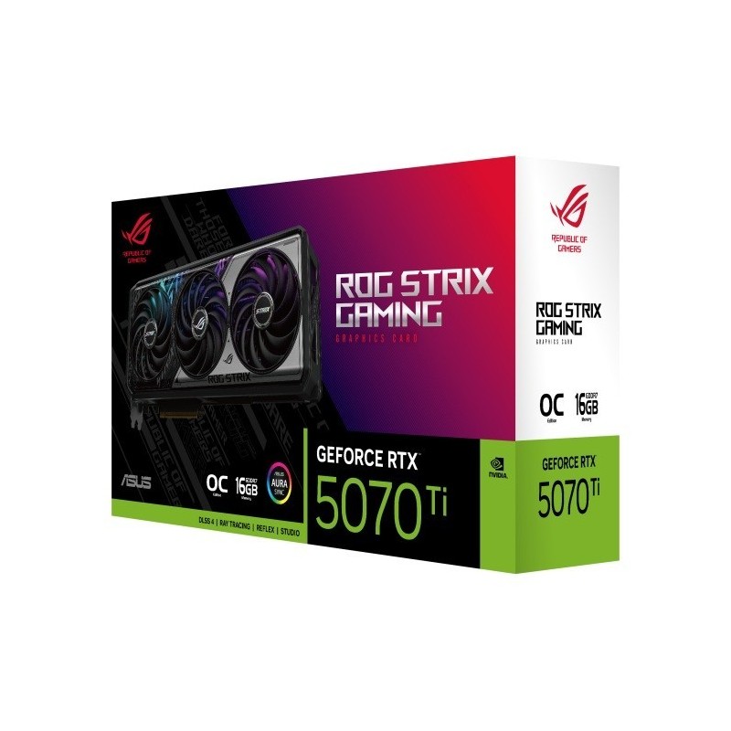 Karta graficzna ROG STRIX GeForce RTX 5070 TI OC GDDR7 256bit DP/HDMI Karta graficzna ROG STRIX GeForce RTX 5070 TI OC GDDR7 256bit DP/HDMI