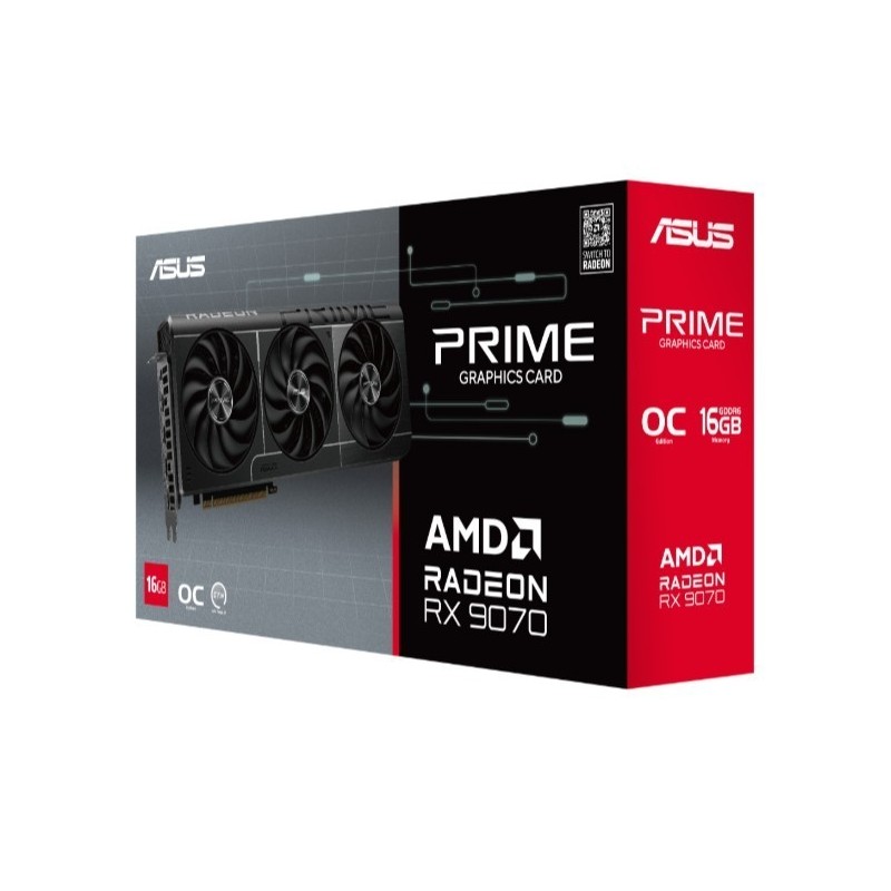 Karta graficzna RX 9070 PRIME OC 16GB GDDR6 256bit DP/HDMI