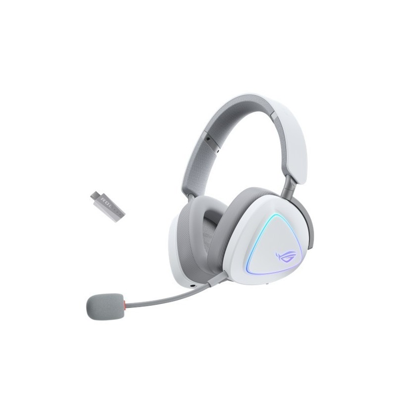 Słuchawki ROG Delta II Wireless 2.4GHz/BT/3.5 Białe