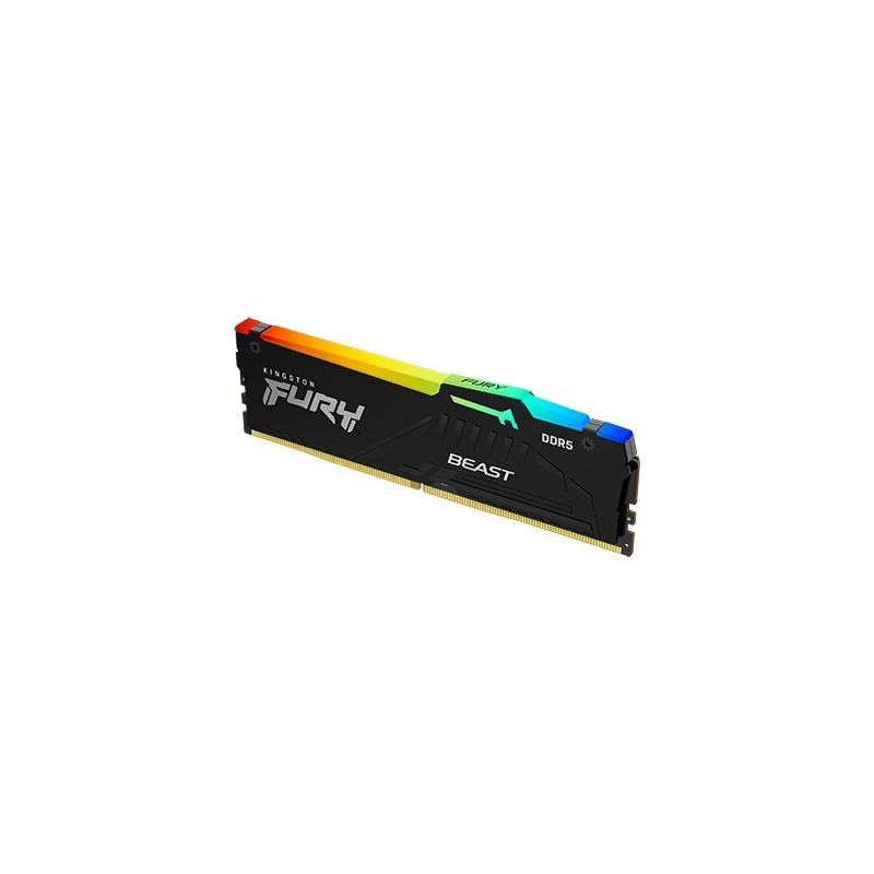 Pamięć DDR5 Fury Beast RGB 64GB(1*64GB)/5600 CL36 czarna Pamięć DDR5 Fury Beast RGB 64GB(1*64GB)/5600 CL36 czarna