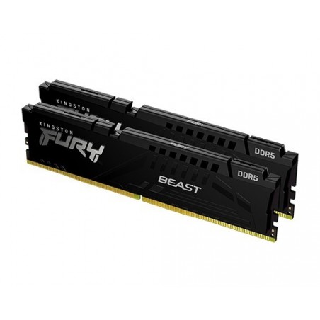 Pamięć DDR5 Fury Beast 128GB(2*64GB)/5600 CL40 czarna Pamięć DDR5 Fury Beast 128GB(2*64GB)/5600 CL40 czarna