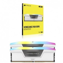 Pamięć DDR5 Vengeance RGB 32GB/6000 (2*16GB) CL30 Intel XMP, white Pamięć DDR5 Vengeance RGB 32GB/6000 (2*16GB) CL30 Intel XMP, white