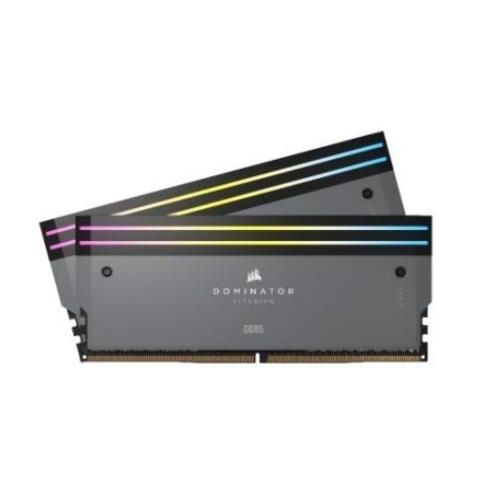 Pamięć DDR5 Dominator Titanium RGB 64GB/6000(2*32GB) CL30 AMD EXPO Pamięć DDR5 Dominator Titanium RGB 64GB/6000(2*32GB) CL30 AMD EXPO