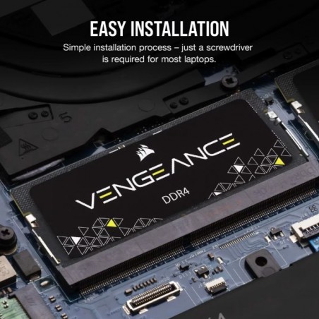 Pamięć DDR4 Vengeance 16GB/3000 (2x8GB) CL22 SODIMM Pamięć DDR4 Vengeance 16GB/3000 (2x8GB) CL22 SODIMM