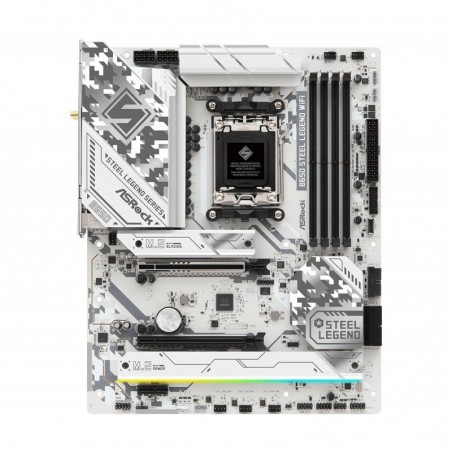 Płyta główna B650 STEEL LEGEND WIFI AM5 4DDR5 HDMI/DP M.2 ATX Płyta główna B650 STEEL LEGEND WIFI AM5 4DDR5 HDMI/DP M.2 ATX