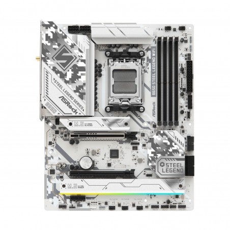 Płyta główna B650 STEEL LEGEND WIFI AM5 4DDR5 HDMI/DP M.2 ATX Płyta główna B650 STEEL LEGEND WIFI AM5 4DDR5 HDMI/DP M.2 ATX