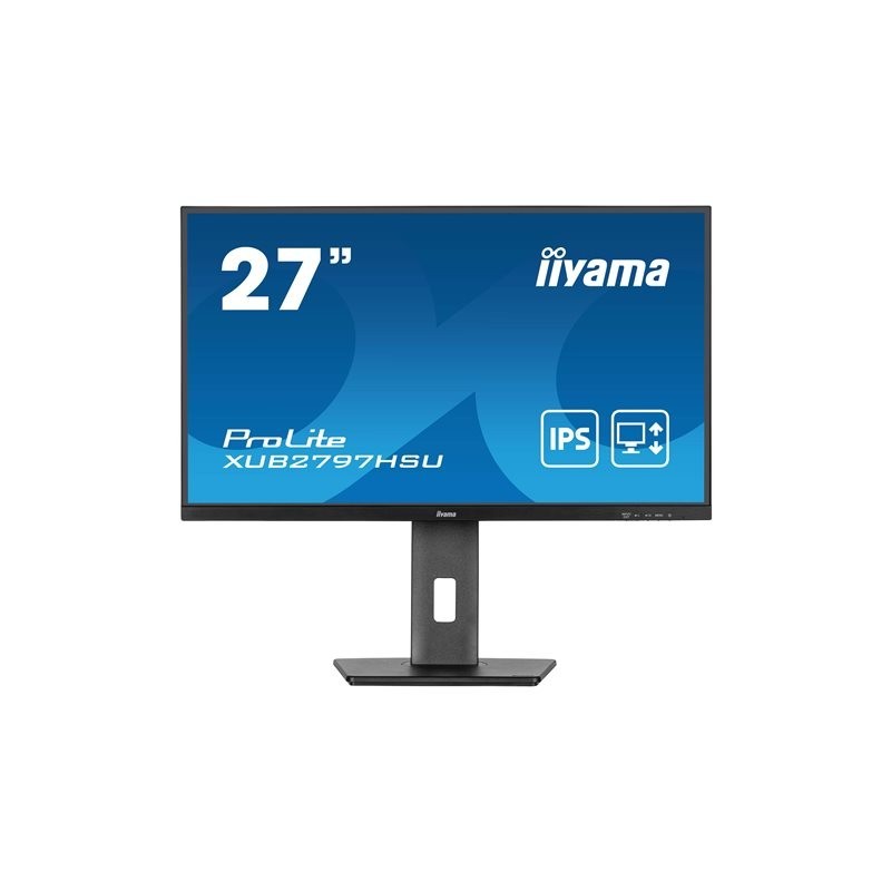 IIYAMA XUB2797HSU-B2 27inch 1920x1080 300cd/m2 1ms HDMI DP USB IIYAMA XUB2797HSU-B2 27inch 1920x1080 300cd/m2 1ms HDMI DP USB