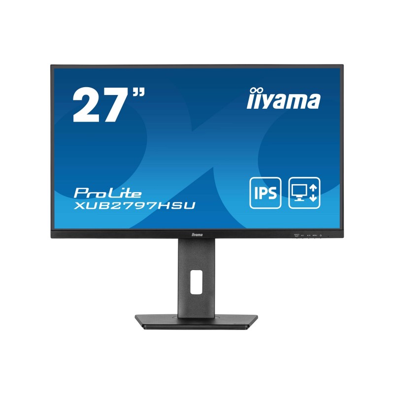 IIYAMA XUB2797HSU-B2 27inch 1920x1080 300cd/m2 1ms HDMI DP USB IIYAMA XUB2797HSU-B2 27inch 1920x1080 300cd/m2 1ms HDMI DP USB