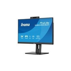 IIYAMA XUB2490HSUH-B2 24inch IPS 1920x1080 Windows Hello Webcam 5MP 15cm Height Adj. Stand 4ms 250cd/m2 Speakers HDMI DP IIYAMA XUB2490HSUH-B2 24inch IPS 1920x1080 Windows Hello Webcam 5MP 15cm Height Adj. Stand 4ms 250cd/m2 Speakers HDMI DP