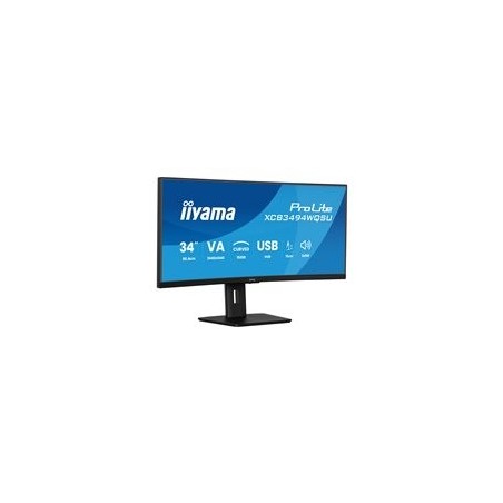 IIYAMA 34inch UW Curved VA-panel 3440x1440 120Hz 350cd/m2 04ms MPRT Speakers DisplayPort 2xHDMI USB HUB 2x 3.2 2xC Adaptive