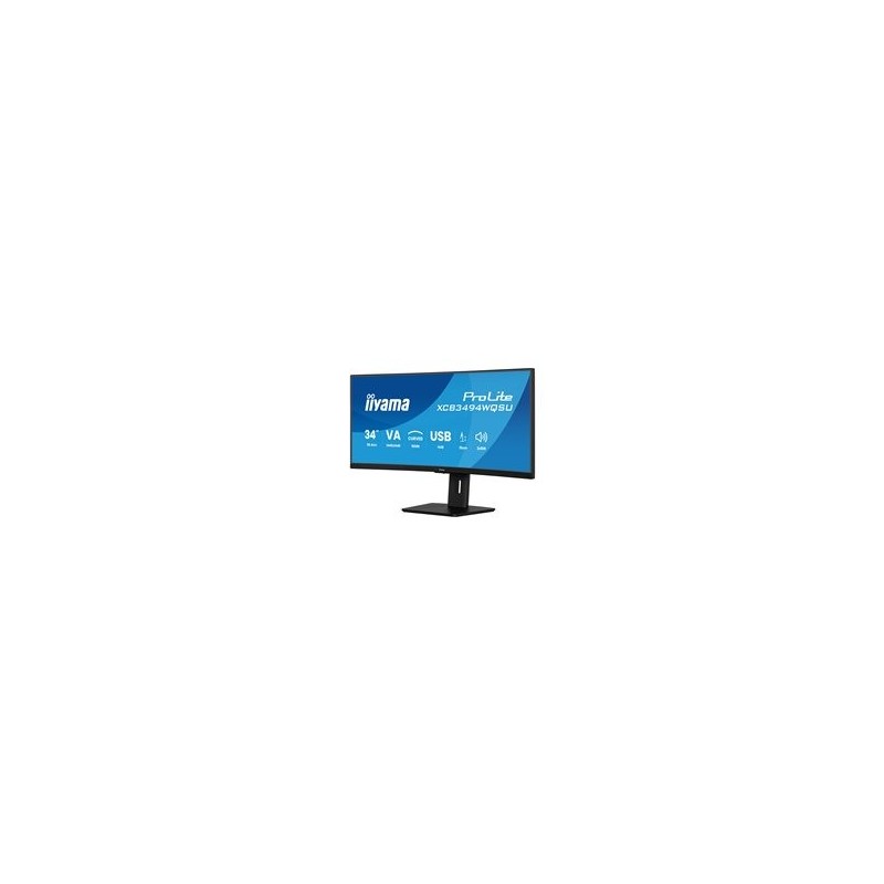 IIYAMA 34inch UW Curved VA-panel 3440x1440 120Hz 350cd/m2 04ms MPRT Speakers DisplayPort 2xHDMI USB HUB 2x 3.2 2xC Adaptive