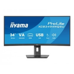 IIYAMA 34inch UW Curved VA-panel 3440x1440 120Hz 350cd/m2 04ms MPRT Speakers DisplayPort 2xHDMI USB HUB 2x 3.2 2xC Adaptive