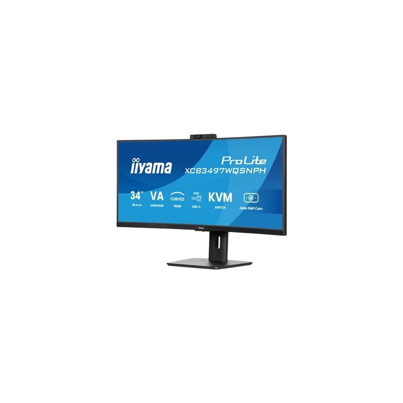 IIYAMA XCB3497WQSNPH-B1 34inch VA 3440x1440 350cd/m2 0.4ms 2xHDMI DP USB