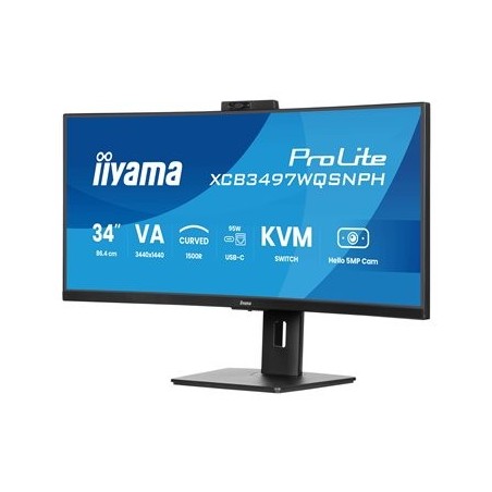 IIYAMA XCB3497WQSNPH-B1 34inch VA 3440x1440 350cd/m2 0.4ms 2xHDMI DP USB