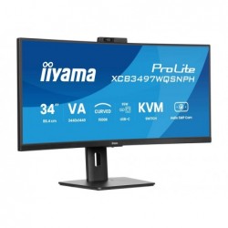IIYAMA XCB3497WQSNPH-B1 34inch VA 3440x1440 350cd/m2 0.4ms 2xHDMI DP USB