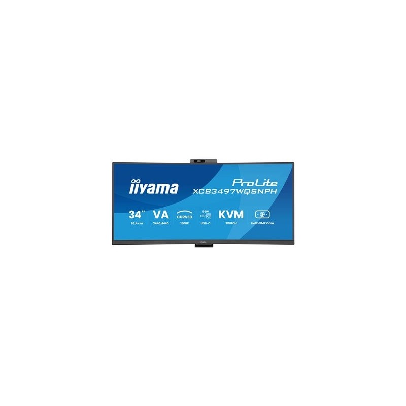 IIYAMA XCB3497WQSNPH-B1 34inch VA 3440x1440 350cd/m2 0.4ms 2xHDMI DP USB
