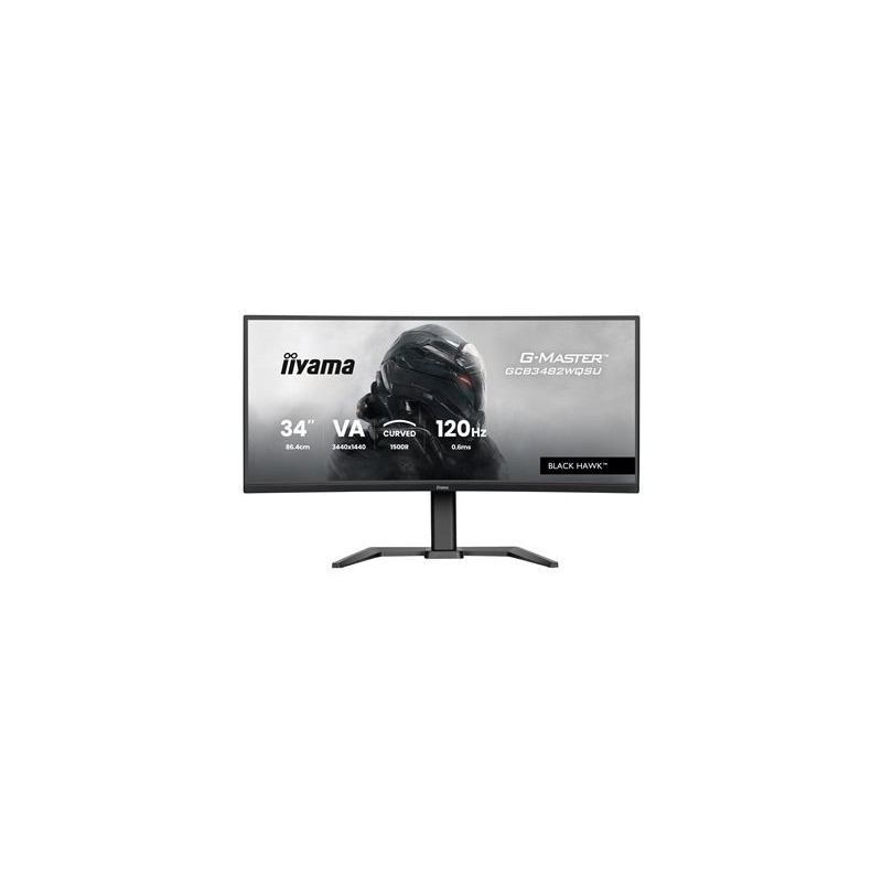 IIYAMA GCB3482WQSU-B1 34inch VA 3440x1440 500cd/m2 0.6ms 2xHDMI DP USB