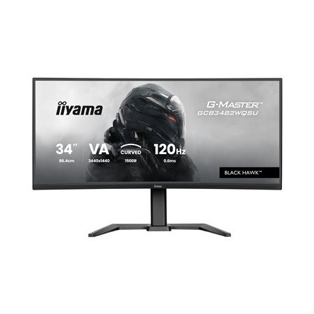IIYAMA GCB3482WQSU-B1 34inch VA 3440x1440 500cd/m2 0.6ms 2xHDMI DP USB