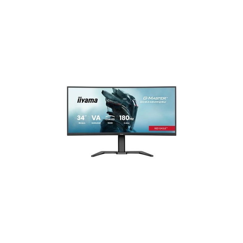 IIYAMA GCB3484WQSU-B1 34inch VA 3440x1440 500cd/m2 0.4ms 2xHDMI 2xDP USB