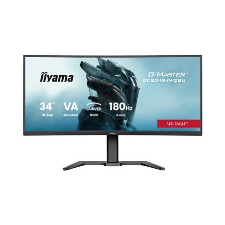IIYAMA GCB3484WQSU-B1 34inch VA 3440x1440 500cd/m2 0.4ms 2xHDMI 2xDP USB