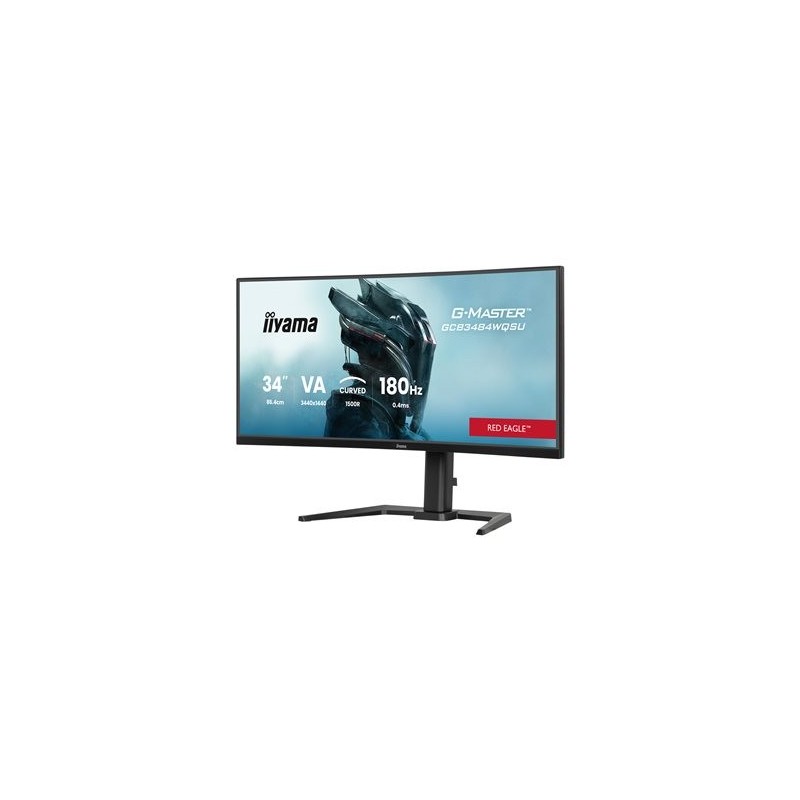 IIYAMA GCB3484WQSU-B1 34inch VA 3440x1440 500cd/m2 0.4ms 2xHDMI 2xDP USB