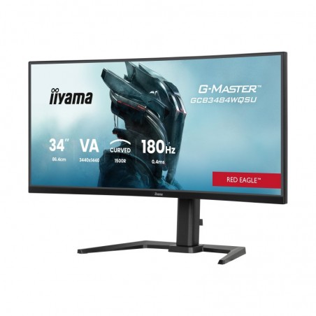 IIYAMA GCB3484WQSU-B1 34inch VA 3440x1440 500cd/m2 0.4ms 2xHDMI 2xDP USB
