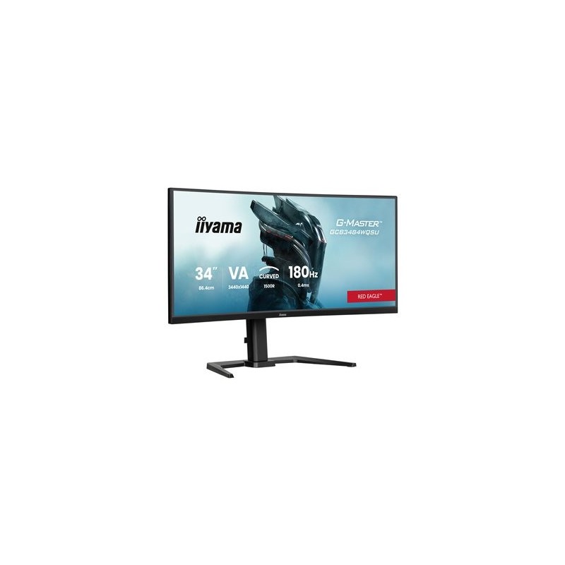 IIYAMA GCB3484WQSU-B1 34inch VA 3440x1440 500cd/m2 0.4ms 2xHDMI 2xDP USB