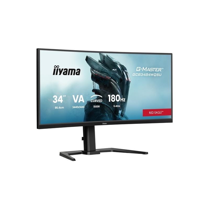 IIYAMA GCB3484WQSU-B1 34inch VA 3440x1440 500cd/m2 0.4ms 2xHDMI 2xDP USB
