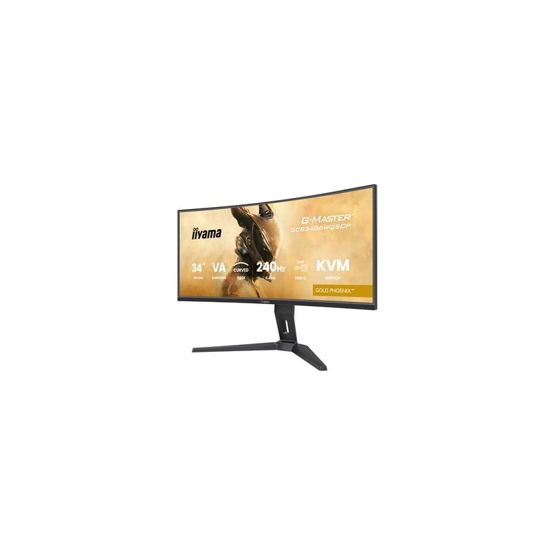 IIYAMA GCB3486WQSCP-B1 34inch VA 3440x1440 500cd/m2 0.4ms 2xHDMI 2xDP USB