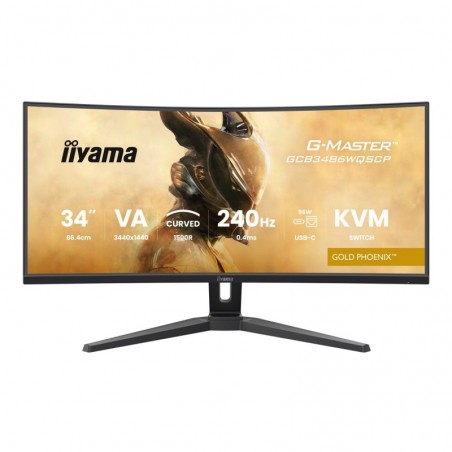 IIYAMA GCB3486WQSCP-B1 34inch VA 3440x1440 500cd/m2 0.4ms 2xHDMI 2xDP USB