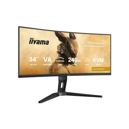 IIYAMA GCB3486WQSCP-B1 34inch VA 3440x1440 500cd/m2 0.4ms 2xHDMI 2xDP USB