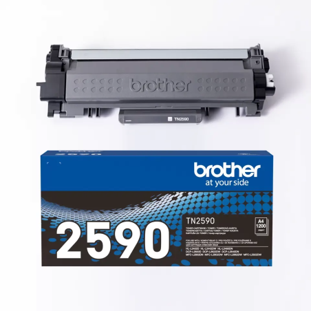 Brother Toner TN-2590 Black 1.2k – Brother – Drukarki.pl Brother Toner TN-2590 Black 1.2k – Brother – Drukarki.pl