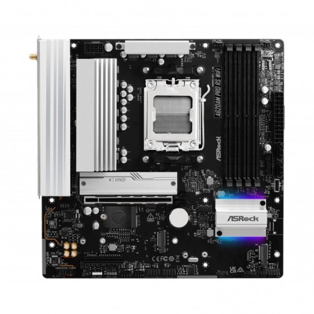 Płyta główna A620AM PRO RS WIFI AM5 4DDR5 HDMI/DP M.2 mATX Płyta główna A620AM PRO RS WIFI AM5 4DDR5 HDMI/DP M.2 mATX