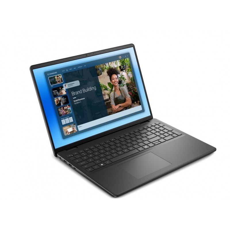 Laptop Dell 16 DC16250 W11P C5 120U/8GB/512GB/16.0 FHD+/Int/FgrPr/WLAN + BT/Backlit Kb/3 Cell/3YPS Carbon Black