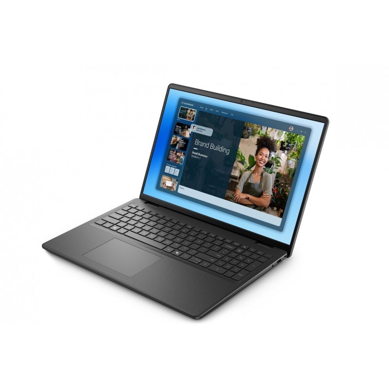 Laptop Dell 16 DC16250 W11P C5 120U/8GB/512GB/16.0 FHD+/Int/FgrPr/WLAN + BT/Backlit Kb/3 Cell/3YPS Carbon Black
