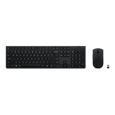 LENOVO Professional Wireless Rechargeable Keyboard and Mouse Combo AI US Euro w/copilot button LENOVO Professional Wireless Rechargeable Keyboard and Mouse Combo AI US Euro w/copilot button