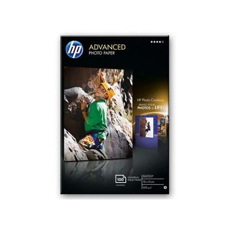 HP Advanced Glossy Photo Pa, Q8692A, foto papier, bez marginesu typ połysk, zaawansowany typ biały, 10x15cm, 4x6", 250 g/m2, 1 HP Advanced Glossy Photo Pa, Q8692A, foto papier, bez marginesu typ połysk, zaawansowany typ biały, 10x15cm, 4x6", 250 g/m2, 1
