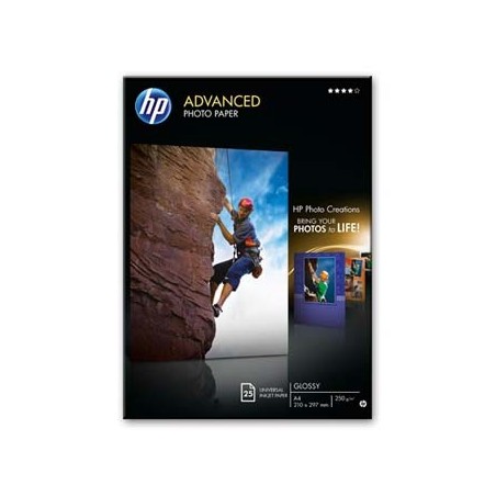 HP Advanced Glossy Photo Pa, Q5456A, foto papier, połysk, zaawansowany typ biały, A4, 250 g/m2, 25 szt., atrament HP Advanced Glossy Photo Pa, Q5456A, foto papier, połysk, zaawansowany typ biały, A4, 250 g/m2, 25 szt., atrament