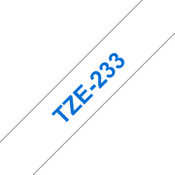 Taśma Brother 12mm Niebieski na Białym